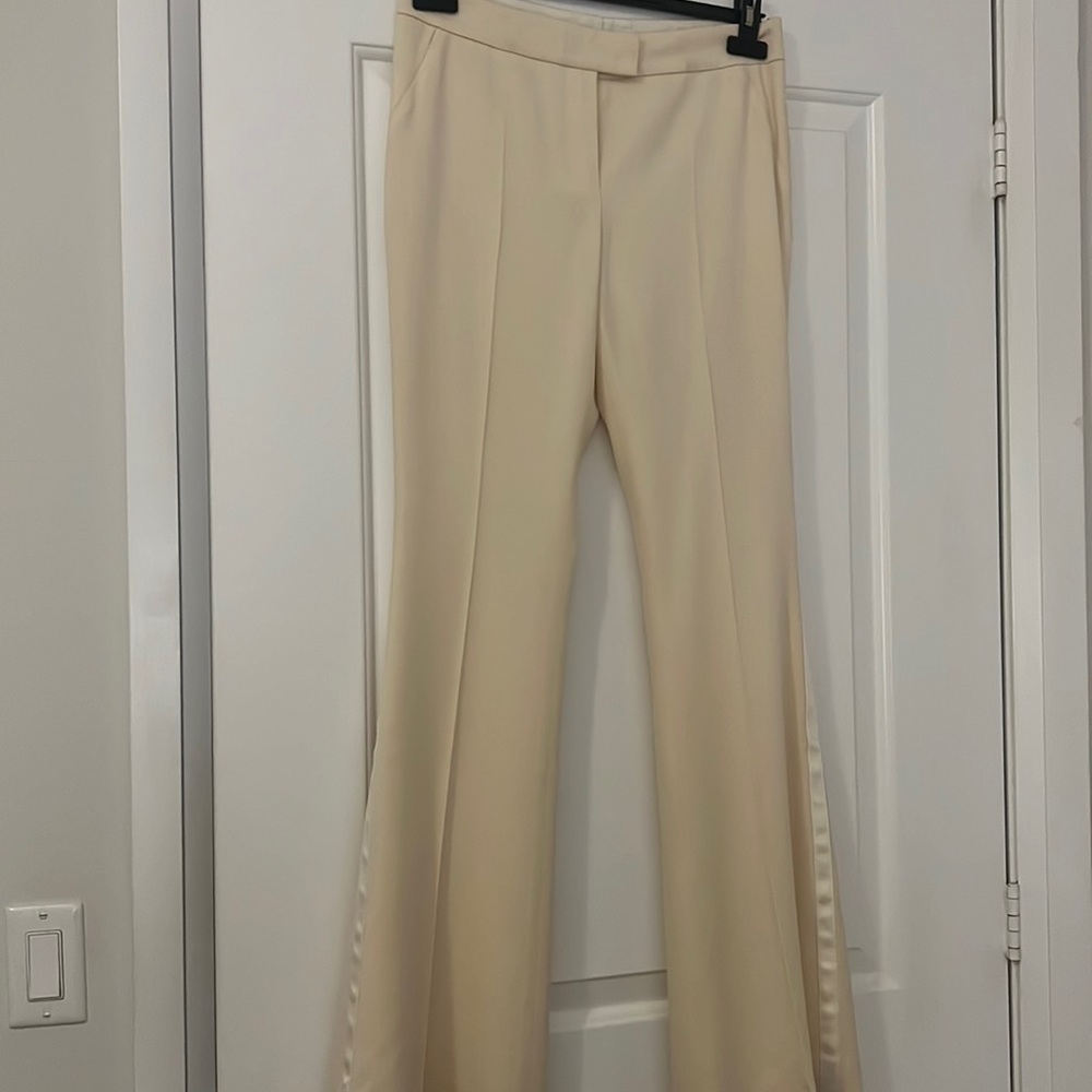Rachel Zoe winter white tuxedo pant